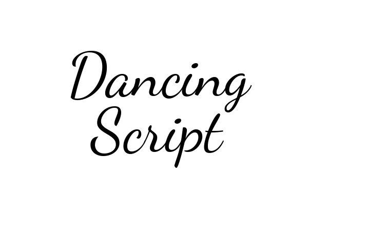 Dancing Script Font