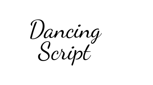 Dancing Script font