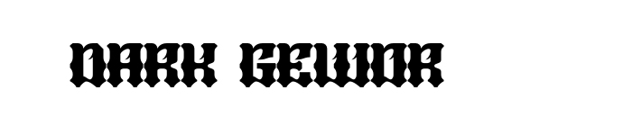 Dark Gewor font download