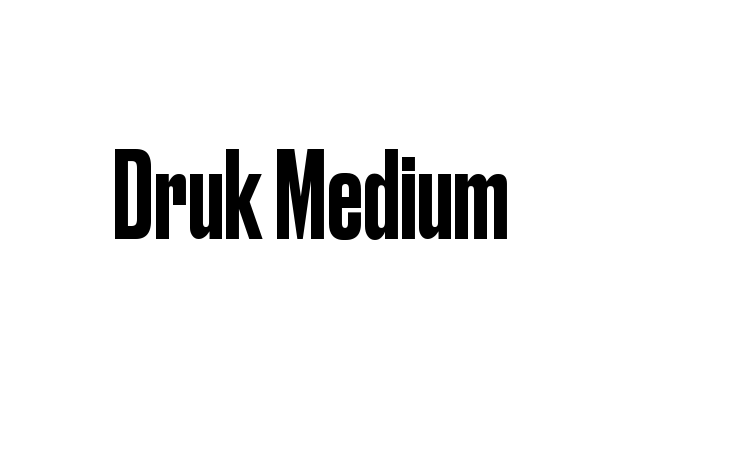 Druk Medium Font