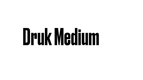 Druk Medium font download