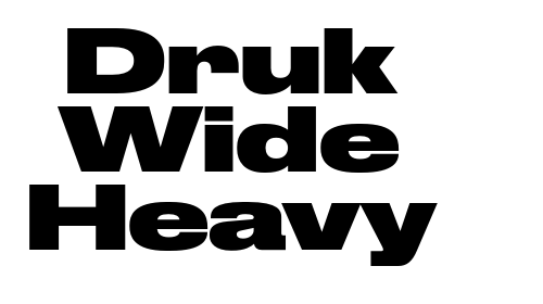 Download Druk Wide Heavy font