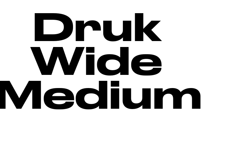 Druk Wide Medium Font