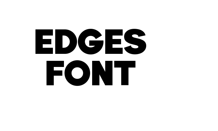 Edges Font font