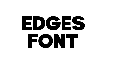 Edges Font font