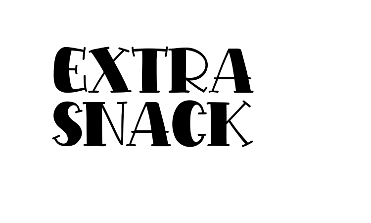 Extra Snack Font