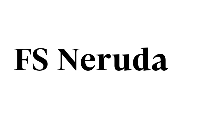 FS Neruda font