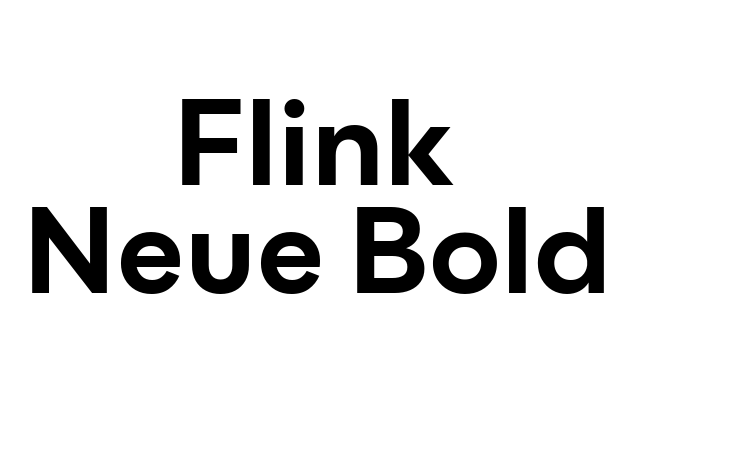 Flink Neue Bold Font