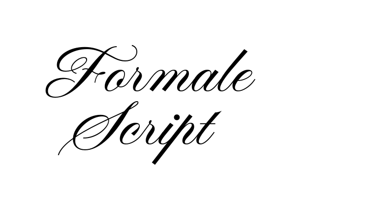Formale Script Font