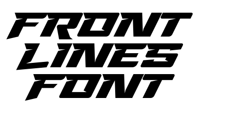 Front Lines Font