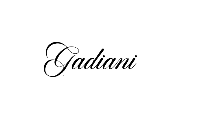 Gadiani font