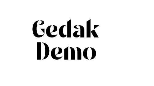 Gedak Demo font download
