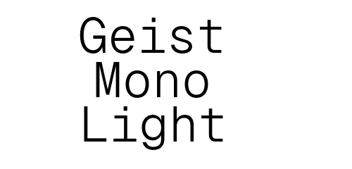 Geist Mono Light