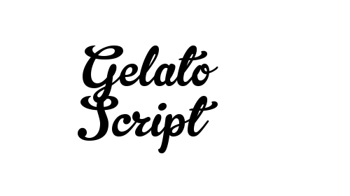 Gelato Script font download