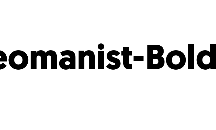 Geomanist-Bold font
