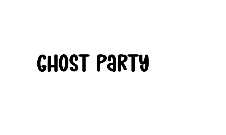 Ghost Party Font