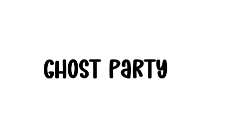 Ghost Party font