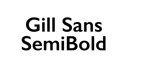 Gill Sans SemiBold