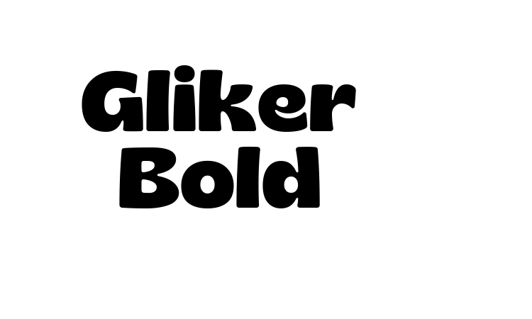 Gliker Bold Font