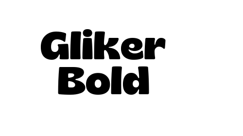 Gliker Bold font