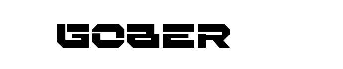 Gober font download