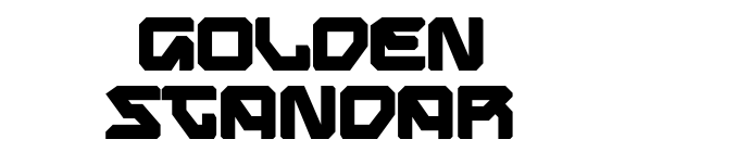 Golden Standar font download