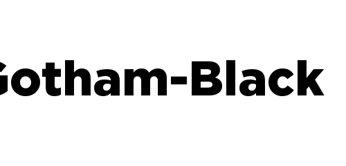 Gotham-Black