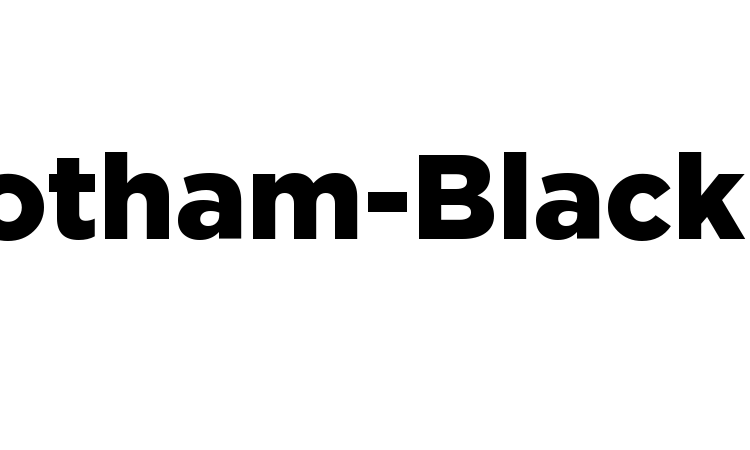 Gotham-Black Font