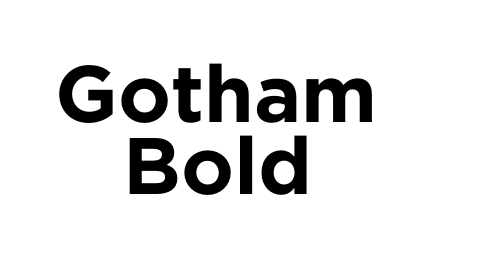 Gotham Bold font