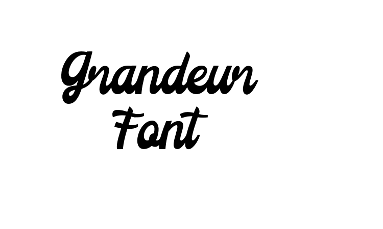Grandeur Font font