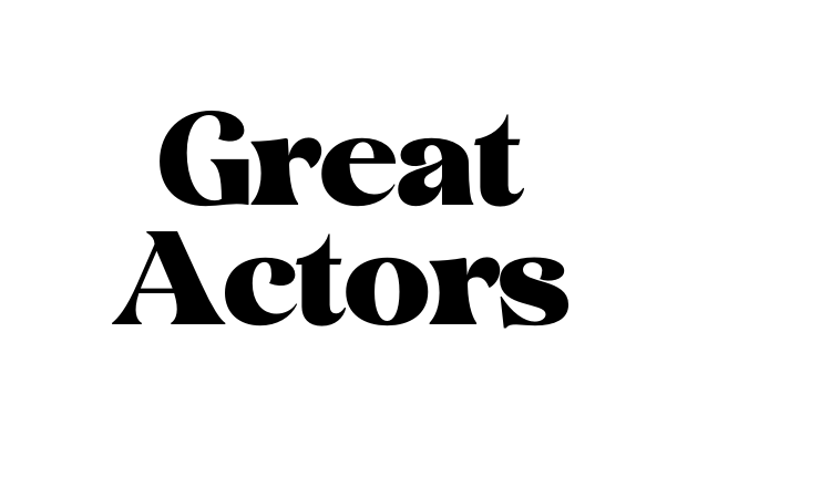 Great Actors Font