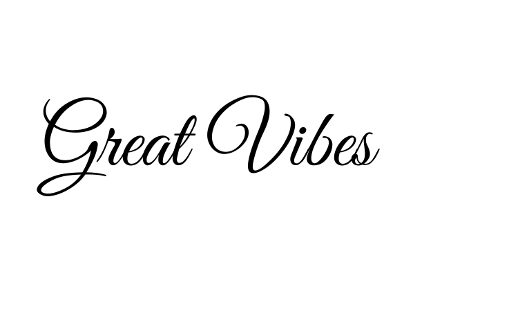 Great Vibes Font