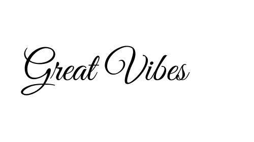 Great Vibes font