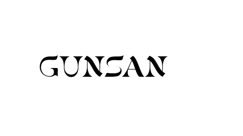 Gunsan font