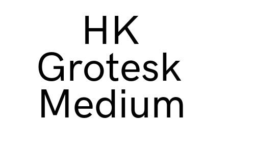 Download HK Grotesk Medium font
