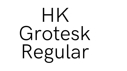 Download HK Grotesk Regular font