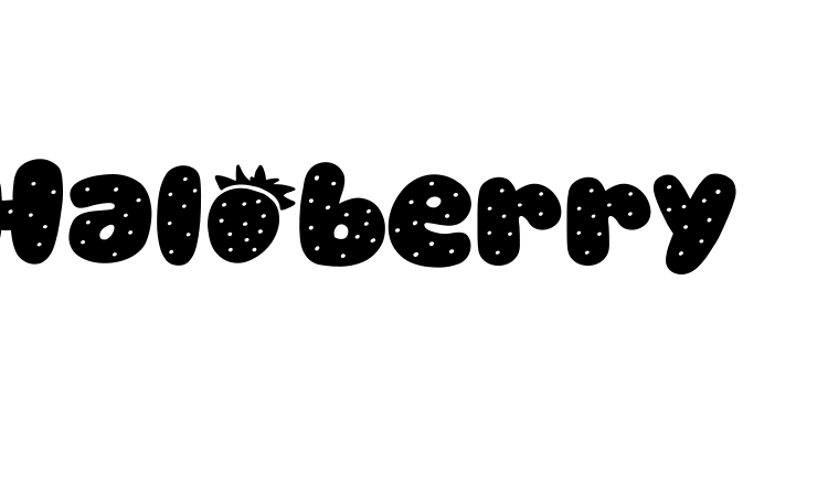 Haloberry font