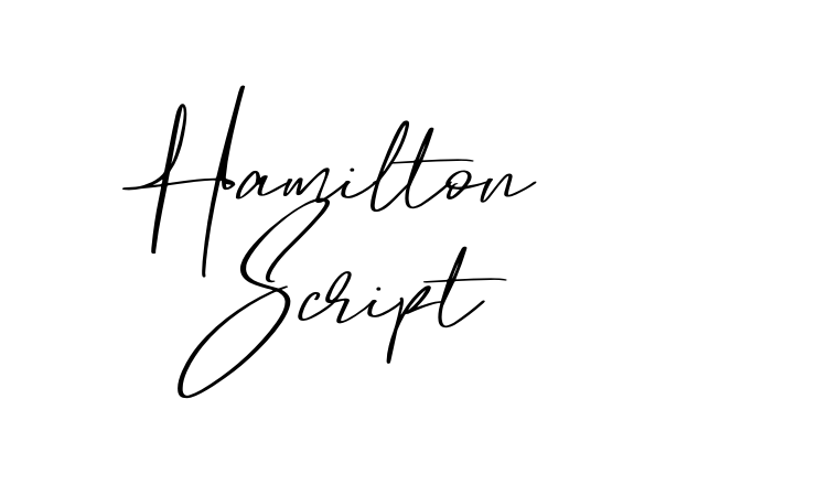 Hamilton Script Font