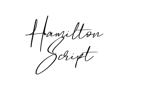 Hamilton Script font download