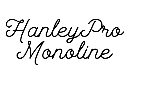 HanleyPro Monoline font download