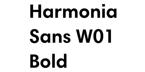 Harmonia Sans W01 Bold Font Download