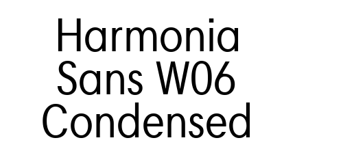 Harmonia Sans W06 Condensed