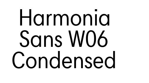 Harmonia Sans W06 Condensed font download