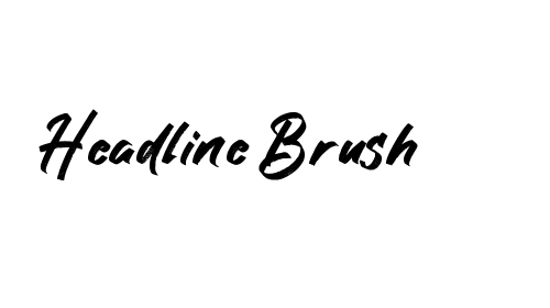 Headline Brush font download