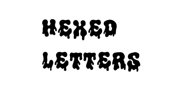 Hexed Letters Font Download