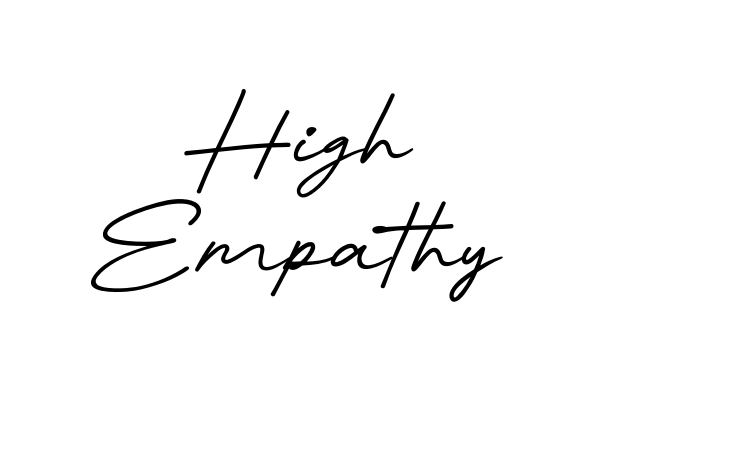 High Empathy font