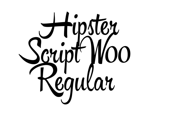 Hipster Script W00 Regular Font