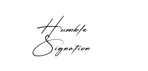 Humble Signation font download