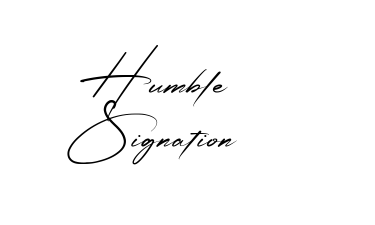 Humble Signation Font