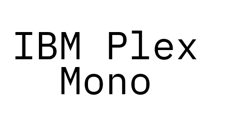 IBM Plex Mono font download